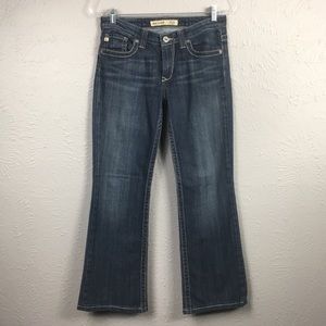 Big Star Maddie Mid Rise Fit Blue Jeans Size 27R